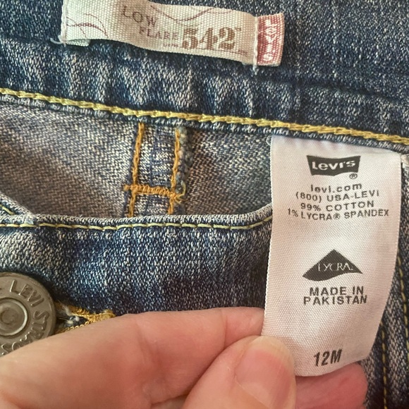 Levi’s vintage low rise flare jeans Size 12M - Picture 3 of 4